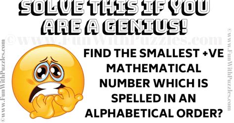Brain Speed Challenge: Smallest Alphabetical Number Search