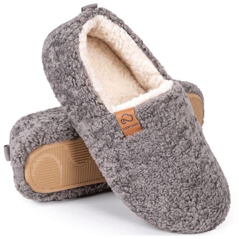 EverFoams Women's Shearling Memory Foam Full Slippers - Walmart.com