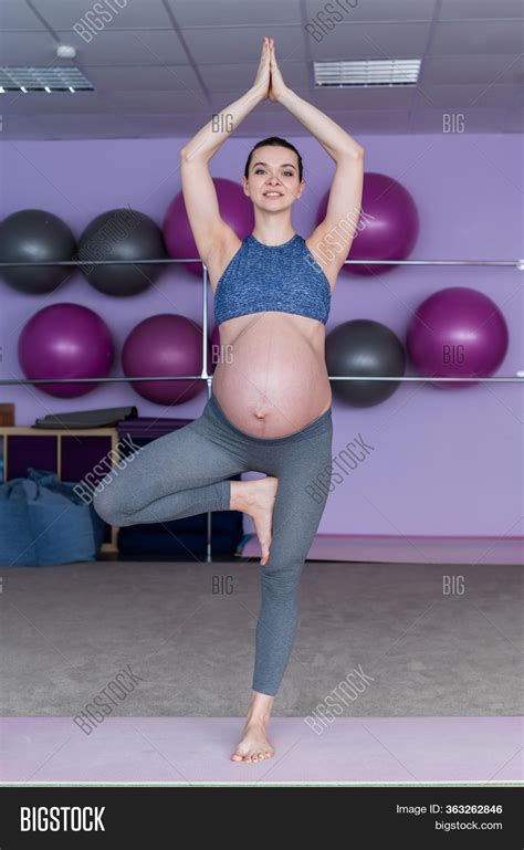 Pregnant Woman Yoga Image & Photo (Free Trial) | Bigstock