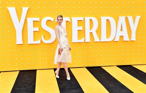 Lily James - "Yesterday" Premiere in London • CelebMafia