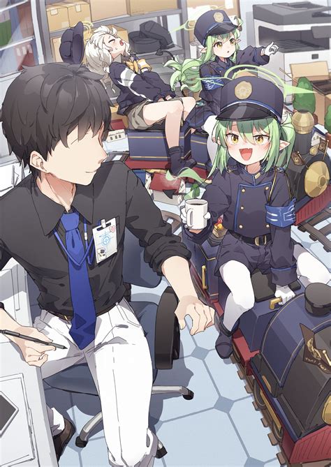 kusaka shi blue archive tachibana hikari tachibana nozomi utsumi aoba