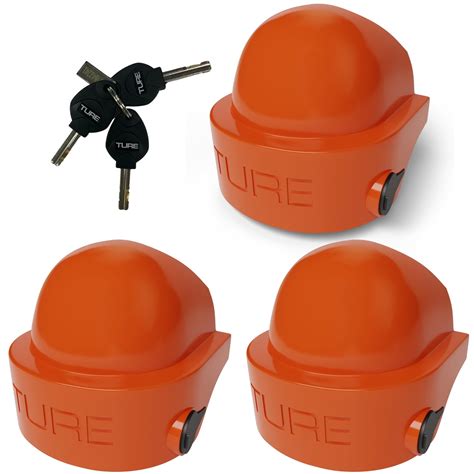 Heavy Duty 2” Trailer Coupler Lock [3-Pack] | Tamper Resistant | Hi