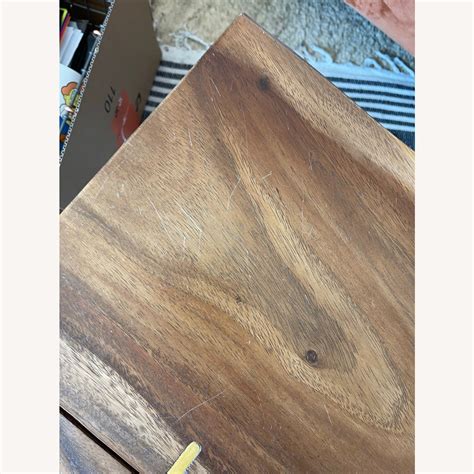 World Market Solid Wood Coffee Table - AptDeco