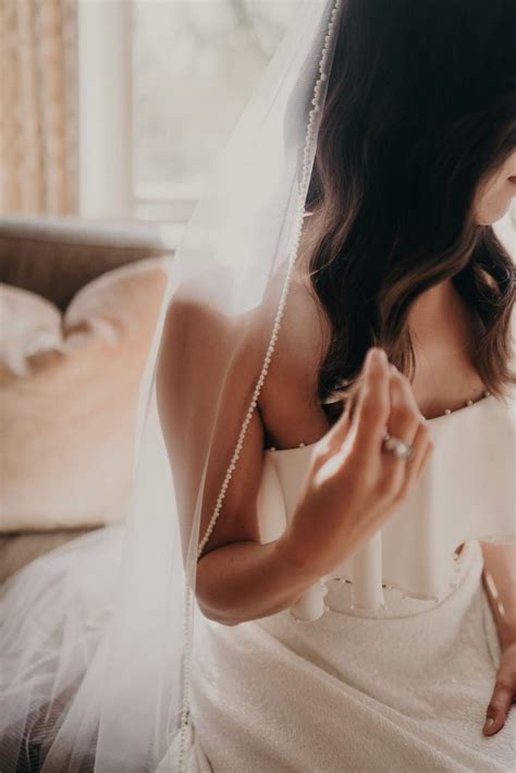 Pearl Mantilla Wedding Veil Pearl Edge Bridal Veil off White - Etsy