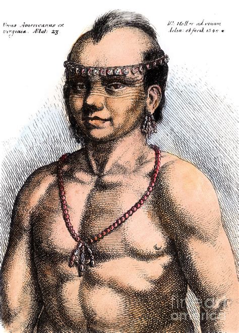 Algonquian Man, 1645 Photograph by Granger | Fine Art America