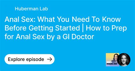 episode anal sex        started