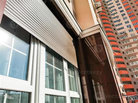 Window with modern shutter, exterior shot 16479358 Stock Photo at Vecteezy