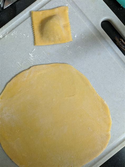 Ravioli stuffed with mushroom - make from scratch - ChompSlurrpBurp