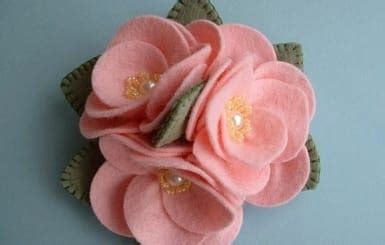 Шаблоны цветов из фетра - Russian-Handmade.com
