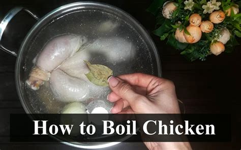 how to make chicken boil