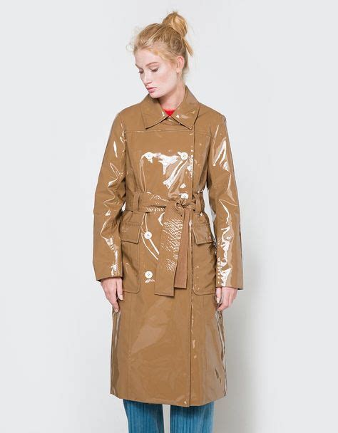 brown raincoat