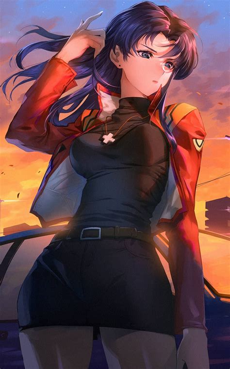 Misato Katsuragi [Evangelion] [1600x2560] | Evangelion, Neon genesis