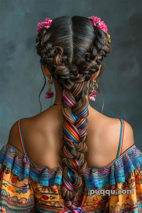 Mexican Braids Hairstyle: Embrace the Charm of Tradition - Puqqu in ...