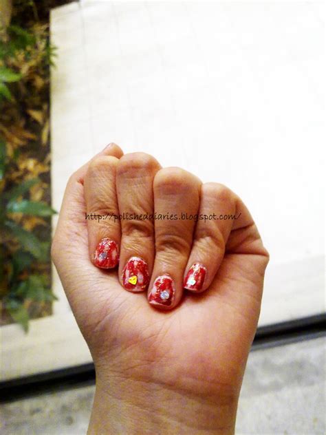 Polished Diaries: Valentine's Day: Glitter Tie Dye
