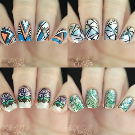 Copycat Claws: Whats Up Nails Geo-Radical and Mandala Blossoms Stamping