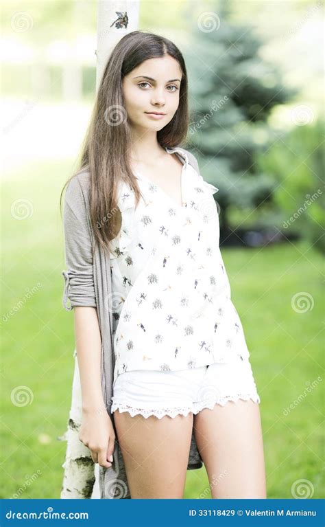 Beautiful Teen Girl Outdoor Royalty Free Stock Images - Image: 33118429