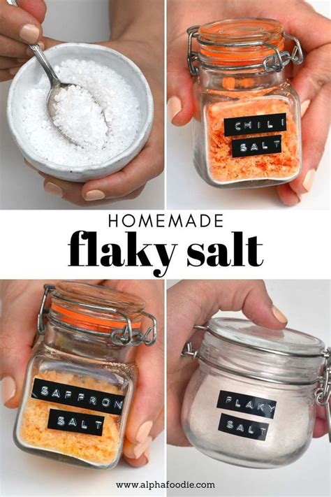 How to Make Flaky Salt (Plain and Infused) | Flaky salt, Flavored salts ...