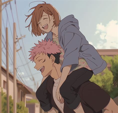 Yuji X Nobara Kiss Fanart