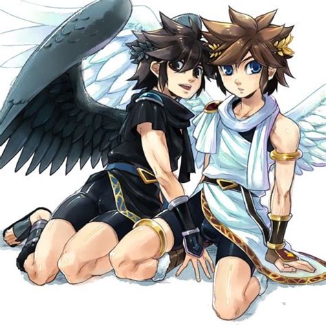pit  dark pit kid icarus uprising sora  pit pit  dark pit