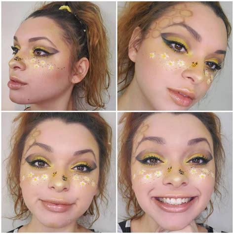 Honey Bee Makeup Look | Bee makeup, Bee costume makeup, Colorful eye makeup