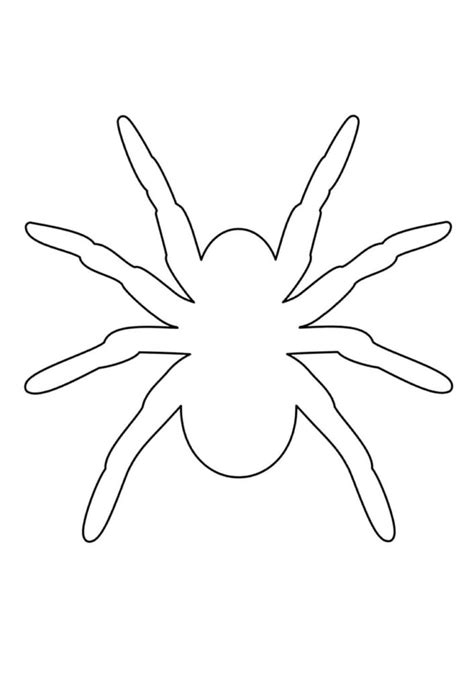Molde de Aranha para Imprimir - Pop Lembrancinhas