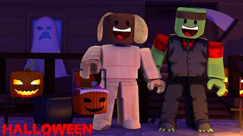 ROBLOX - HALLOWEEN TRICK OR TREAT SCARY MISSIONS WITH TINY TURTLE - YouTube