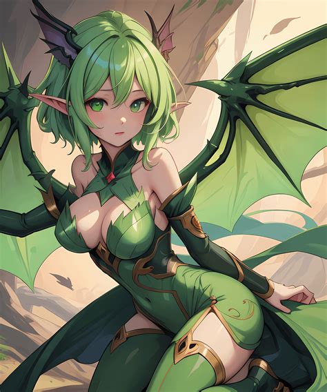 Request: Dragon Nymph : r/MonsterGirlAI