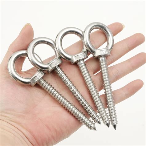 amazoncom qxskslh pcs   eye hooks  screw  eye hooks