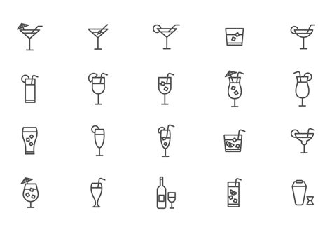 Cocktail Glass Vector Art, Icons, and Graphics for Free Download