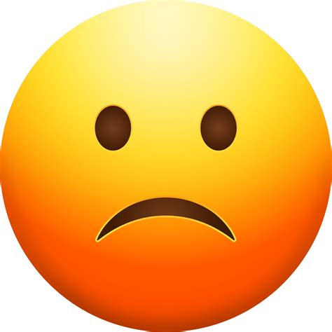 "Slightly Frowning Face" Emoji - Download for free – Iconduck