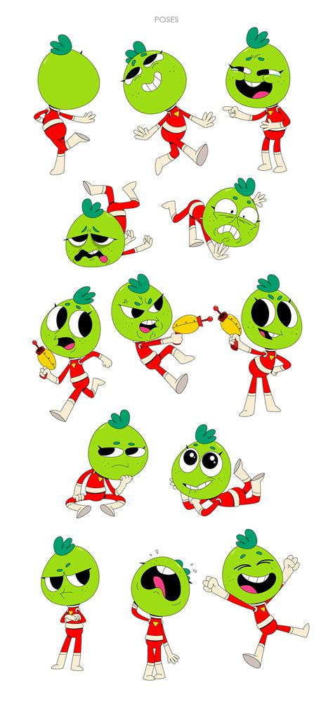 OLIVE JONES (CHARACTER MODEL SHEET/2025) (7) | Images :: Behance