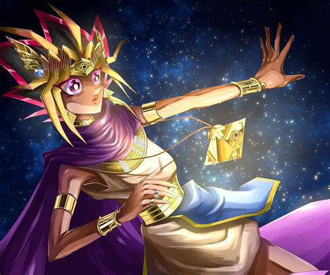 Download Yugi Muto - Master Duelist in Action Wallpaper | Wallpapers.com