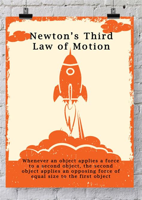 Printable Newton's Laws of Motion Posters Science Poster - Etsy