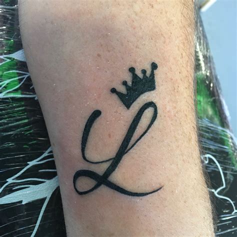 Letter L Tattoo