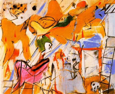 WILLEM DE KOONING. Abstracción. 1950. Abstract Expressionism Painting ...