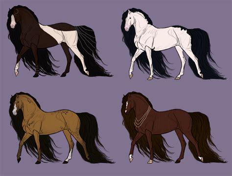 *Prices lowered* Unusual Horse Coats | Adoptables by Not-a-Sock-Wearer ...