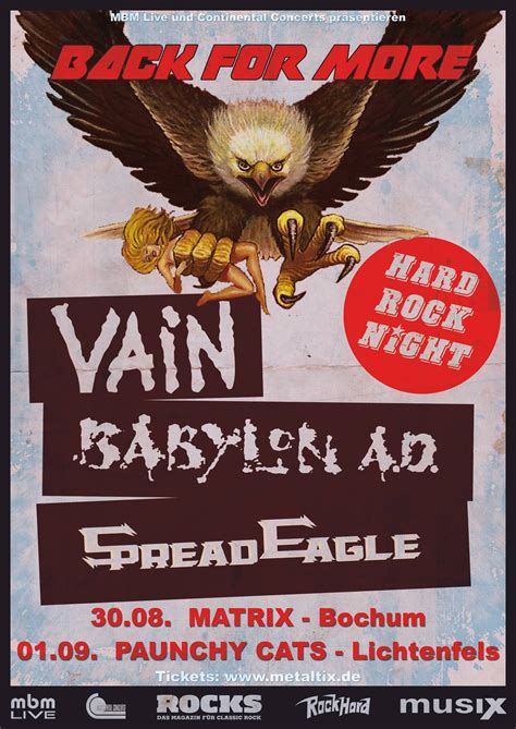 Spread Eagle live Matrix Bochum | SPREAD EAGLE - Official Band Website
