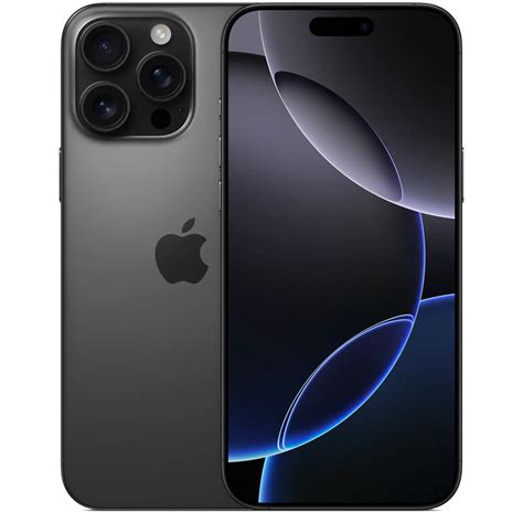 Смартфон Apple iPhone 16 Pro Max 256GB Black Titanium «Титановый чёрный ...