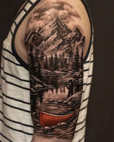 Pin on Tatuaje nico | Nature tattoo sleeve, Mountain sleeve tattoo ...