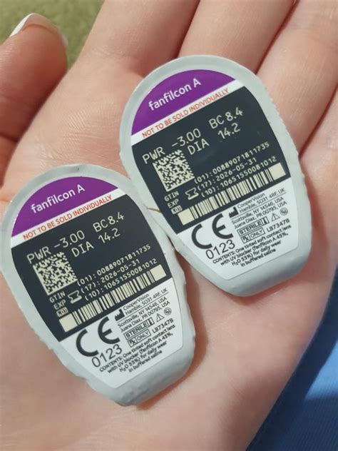 Линзы контактные -3 coopervision fanfilcon a — цена 200 грн в каталоге ...