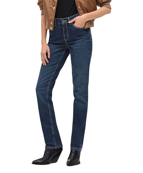 MAC Melanie Jeans Straight Leg in New Basic Wash