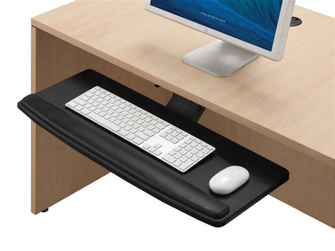 extra wide articulating keyboard tray