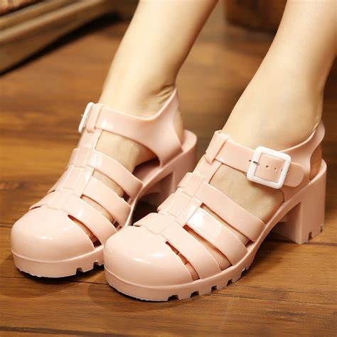 Sapatos De Plastico Feminino