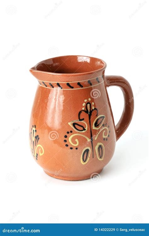 crock stock image image  beautiful clear earthenware