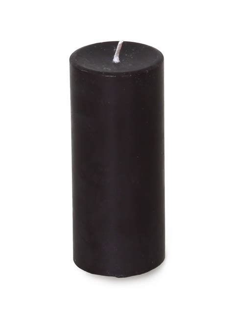 Enhancers | Medium Pillar Low Burning Wax Play Candle BlackSex-Toys
