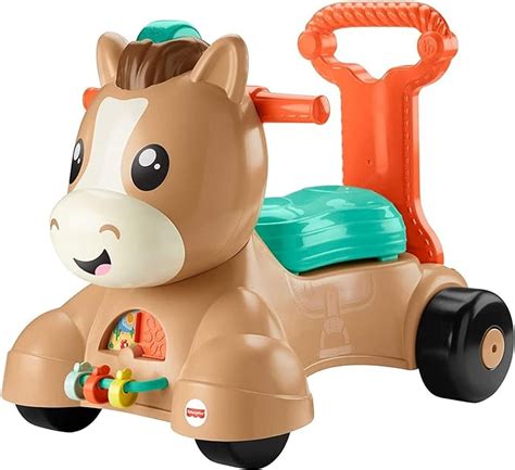 Amazon.com: Fisher-Price Baby Walker Learning Toy, Walk Bounce & Ride ...