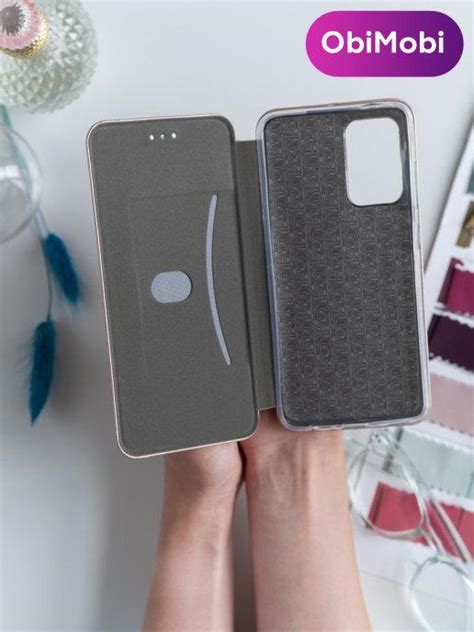 Купить Чехол книжка Samsung A52 розовое золото , чехол книжка для ...
