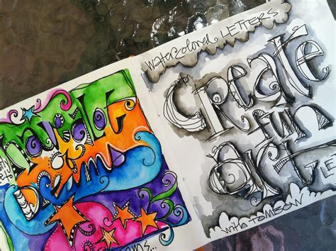 Creative Lettering | Art journal tutorial, Art journal, Book art