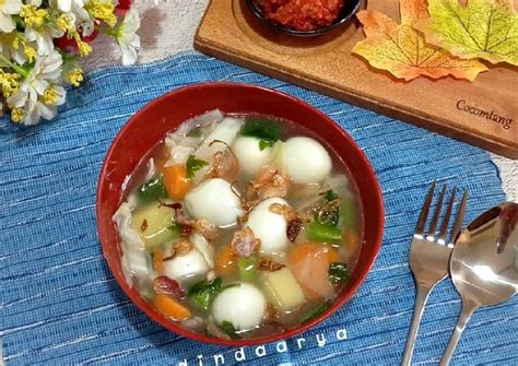 resep sayur sop telur puyuh oleh cooking  dinda cookpad