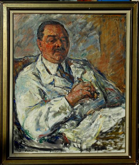 Emile COMPARD (1900/1977) Dr FLANDIN 1934 - Tableaux portraits